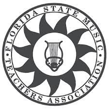 Rounded logo FSMTA Florida State music Teachers Association